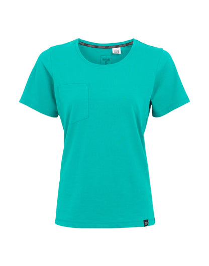 Regatta ProfeShort Sleeveional Regatta Ladies Ada Cotton Stretch TShirt TRS242 - Wilderness Green - Customisable T-Shirt