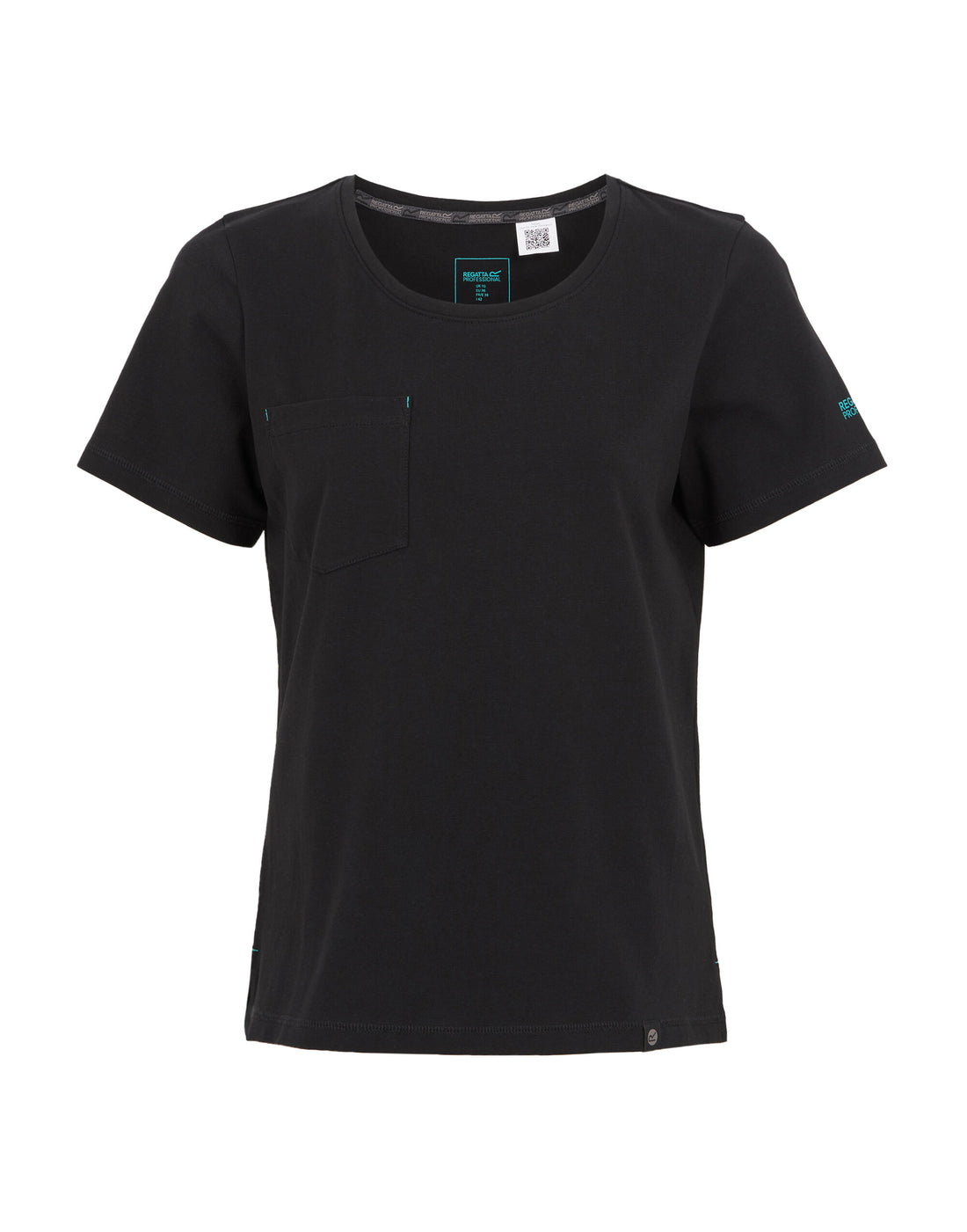 Regatta ProfeShort Sleeveional Regatta Ladies Ada Cotton Stretch TShirt TRS242 - Black - Customisable T-Shirt