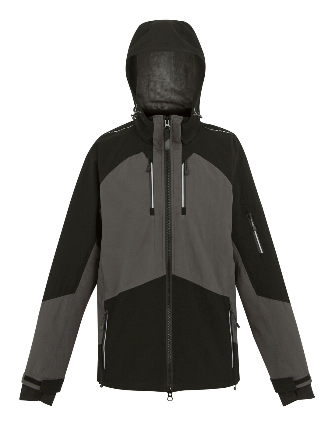 Regatta Professional Regatta 4TEX Stretch Waterproof Shell TRW535 - Slate Grey Black - Customisable Jacket