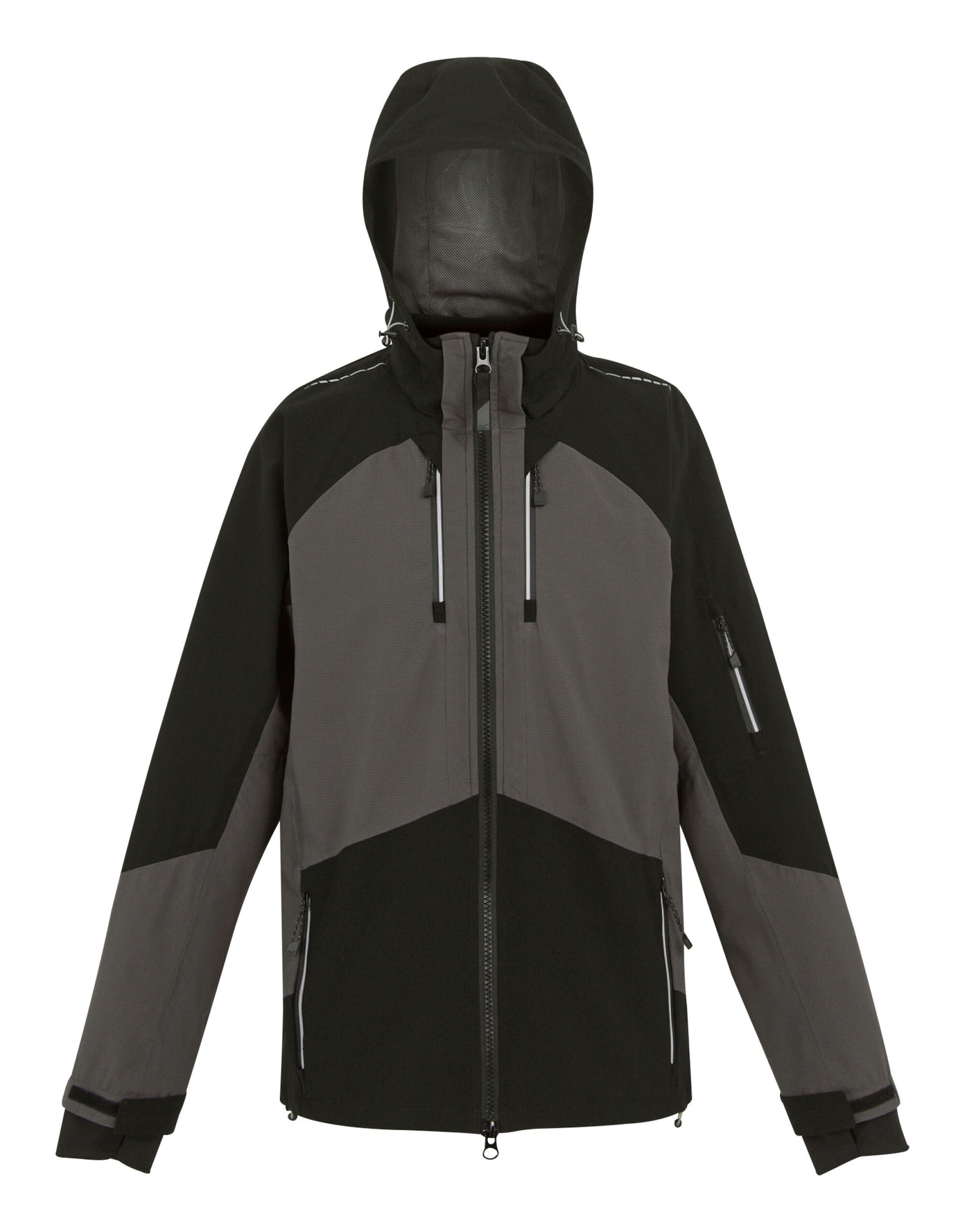 Regatta Professional Regatta 4TEX Stretch Waterproof Shell TRW535 - Slate Grey Black - Customisable Jacket