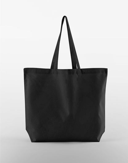 Westford Mill Org Cotton InCo Maxi BFL w165 - Black O S - Customisable Bags