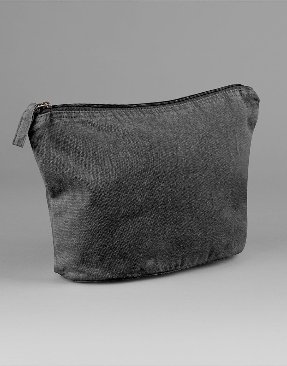 Westford Mill Garment Dyed Accessory Bag W340 - Vintage Black O S - Customisable Bags