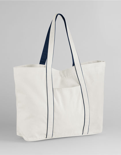 Soft White/French Navy