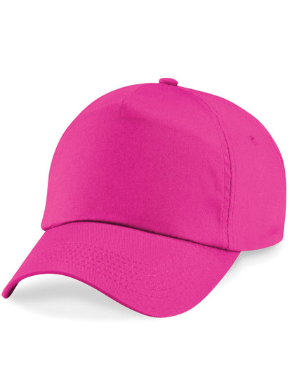 Beechfield Original 5 Panel Cap B10 - Fuchsia O S - Customisable Caps