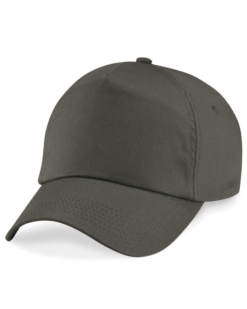 Beechfield Original 5 Panel Cap B10 - Olive O S - Customisable Caps