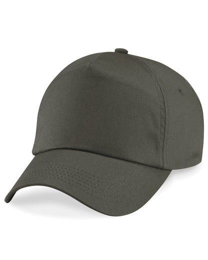 Beechfield Original 5 Panel Cap B10 - Olive O S - Customisable Caps