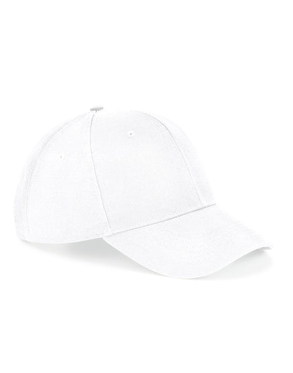 Beechfield Ultimate 6 Panel Cap B18 - White O S - Customisable Caps