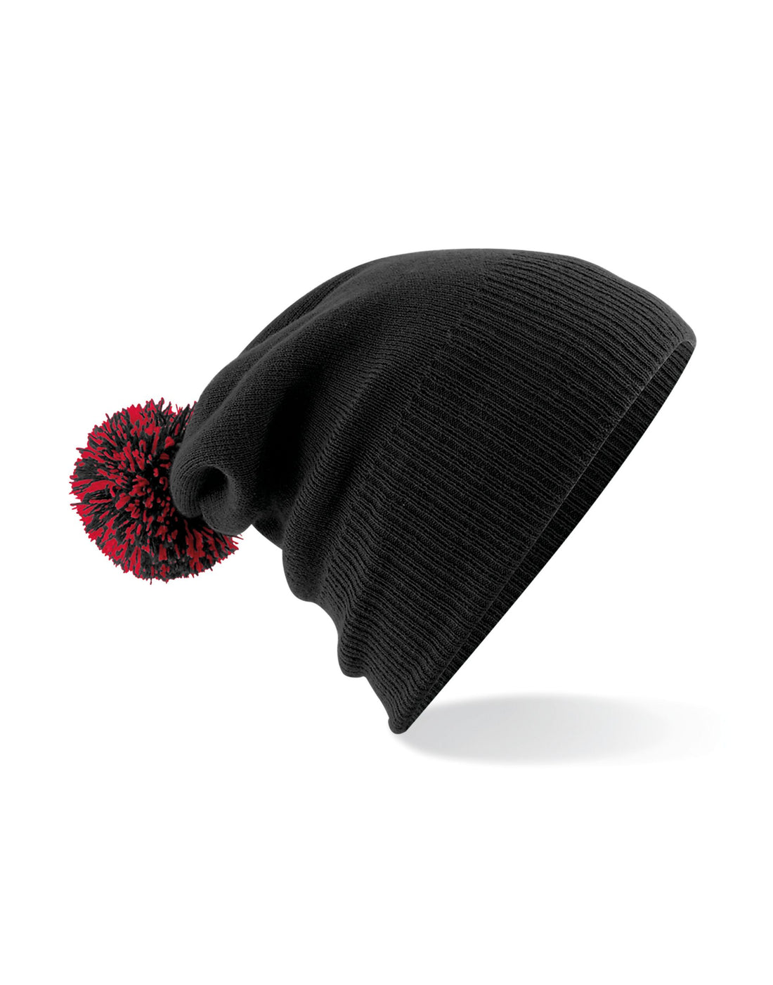 24 x Premium Ribbed Cuff Beanies + Free Stitched Logo - B450 - O S - Customisable Bundle