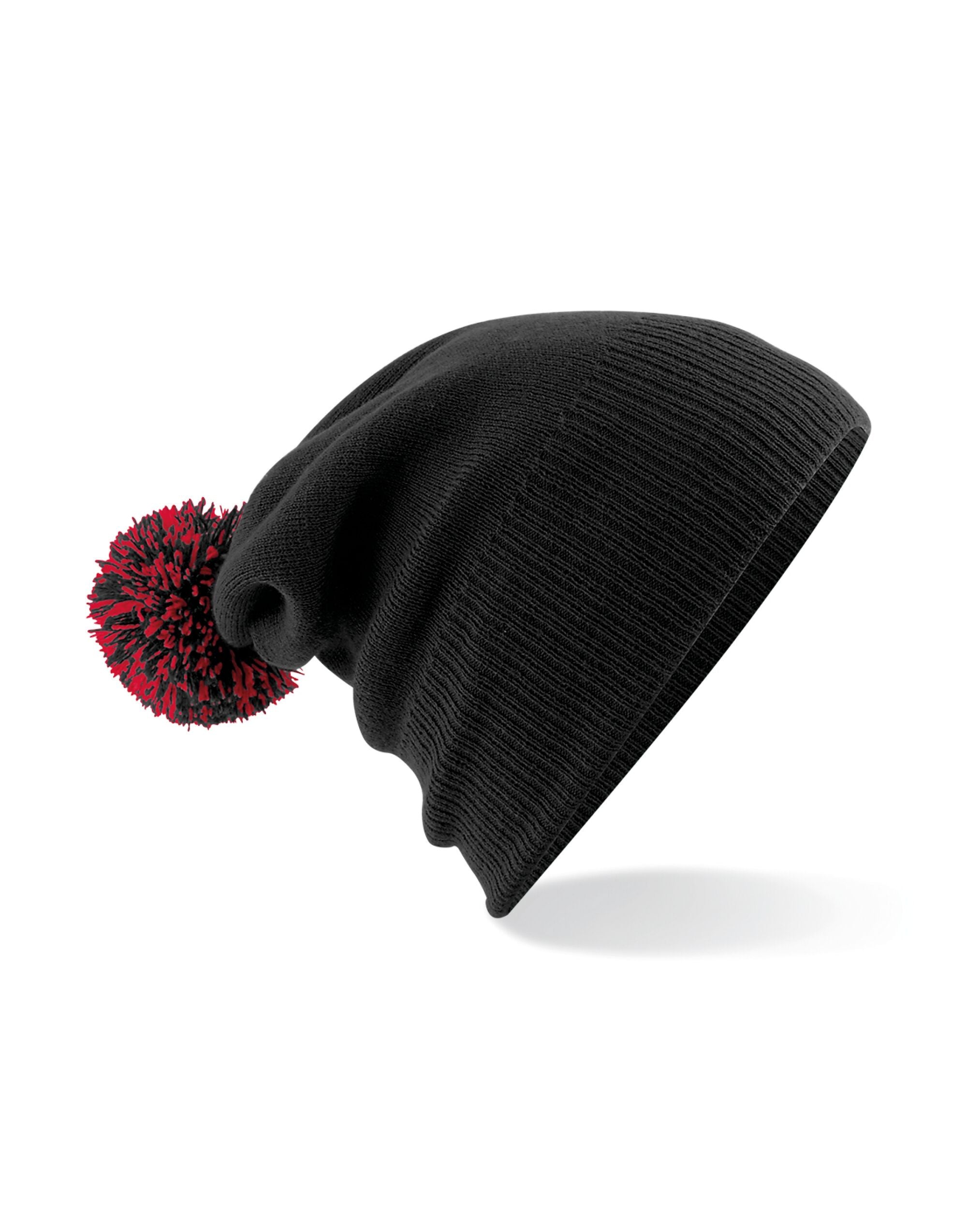 24 x Premium Ribbed Cuff Beanies + Free Stitched Logo - B450 - O S - Customisable Bundle