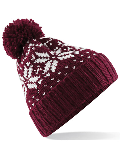 Burgundy/White