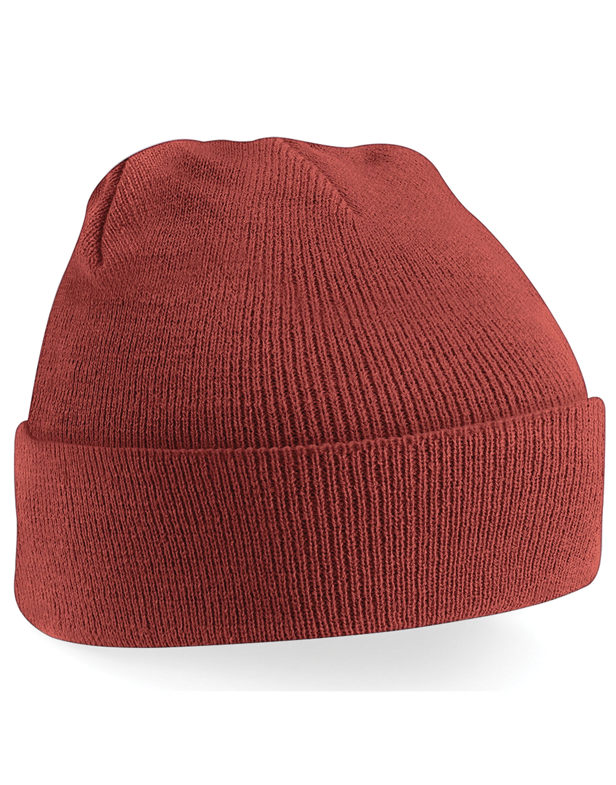 Beechfield Original Cuffed Beanie - B45 - Rust O S - Customisable Beanies