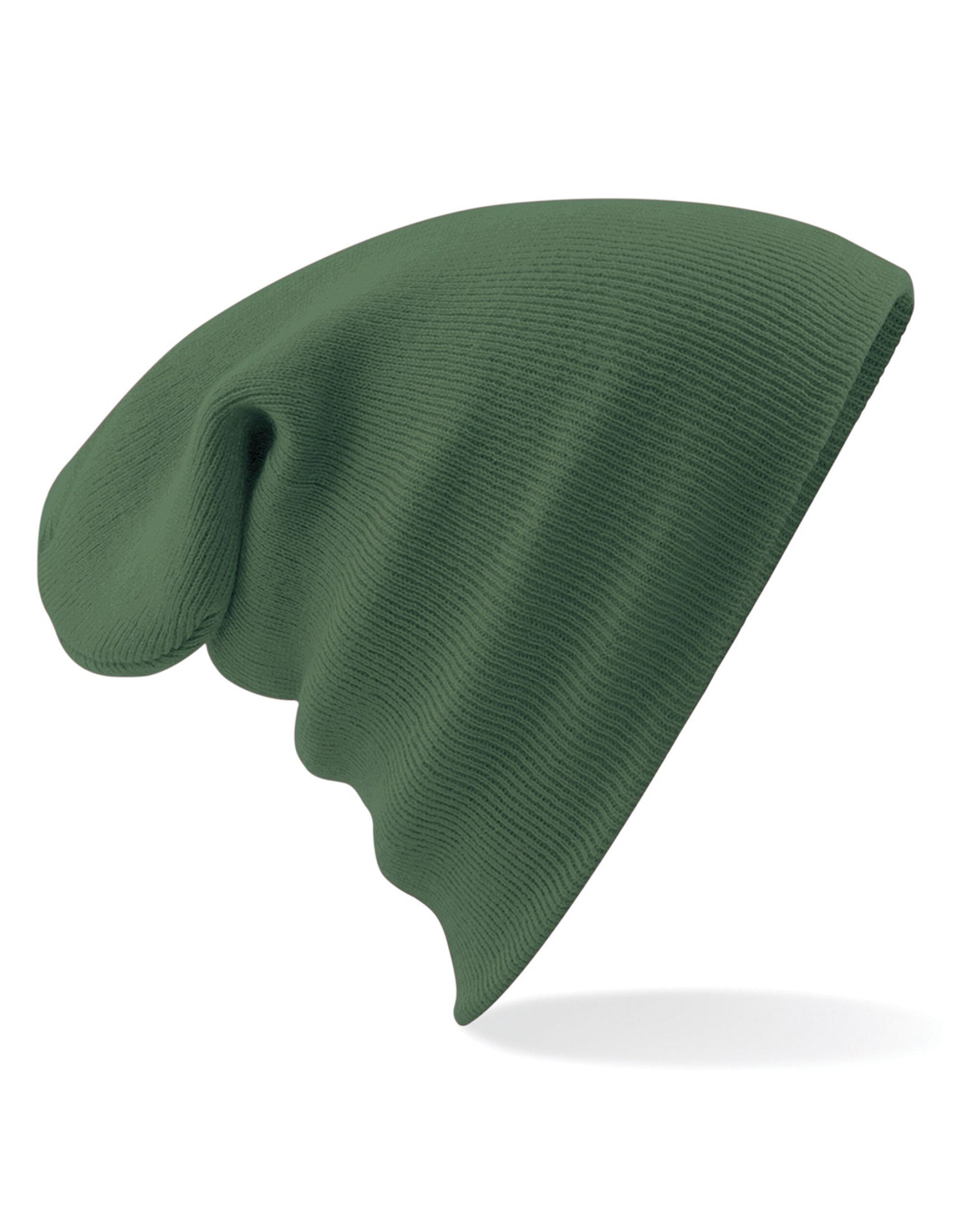 Beechfield Original Cuffed Beanie - B45 - Moss Green O S - Customisable Beanies