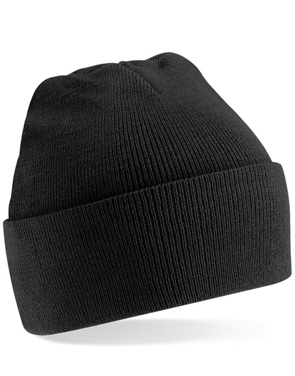 Beechfield Original Cuffed Beanie - B45 - Black O S - Customisable Beanies