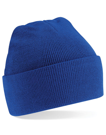 Beechfield Original Cuffed Beanie - B45 - Bright Royal O S - Customisable Beanies