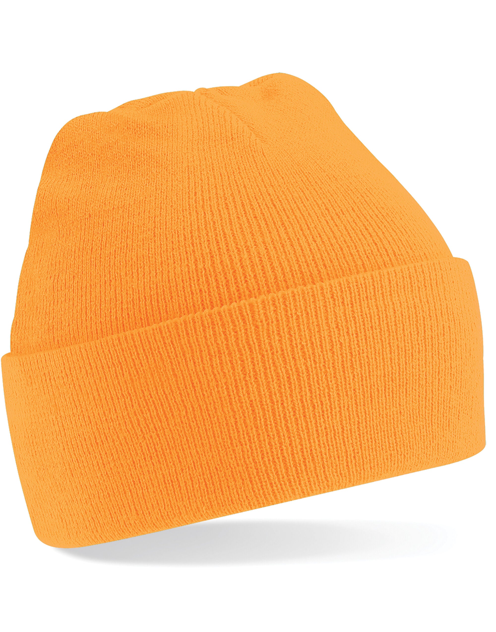 Beechfield Original Cuffed Beanie - B45 - Fluoresent Orange O S - Customisable Beanies