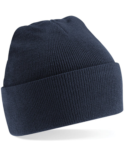 Beechfield Original Cuffed Beanie - B45 - French Navy O S - Customisable Beanies