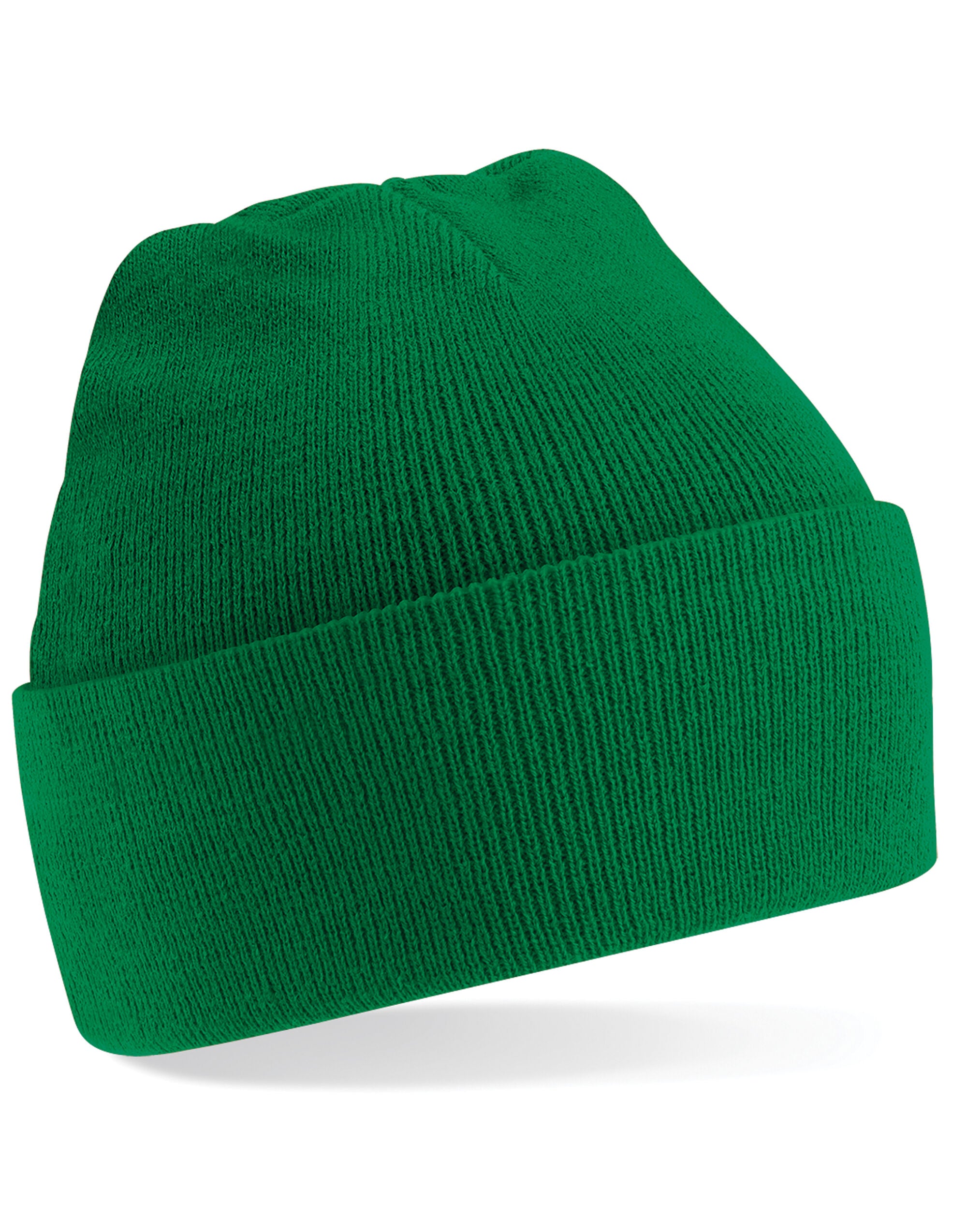 Beechfield Original Cuffed Beanie - B45 - Kelly Green O S - Customisable Beanies