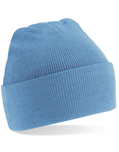 Beechfield Original Cuffed Beanie - B45 - Sky Blue O S - Customisable Beanies