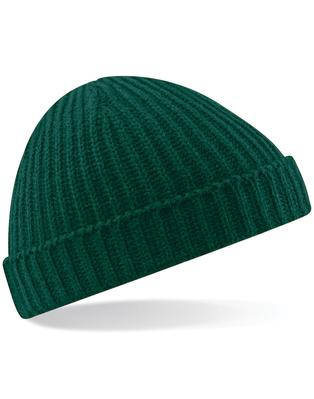 Beechfield Trawler Beanie B460 - Bottle Green O S - Customisable Beanies