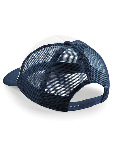 Beechfield Vintage Snapback Trucker B645 - French Navy White O S - Customisable Caps