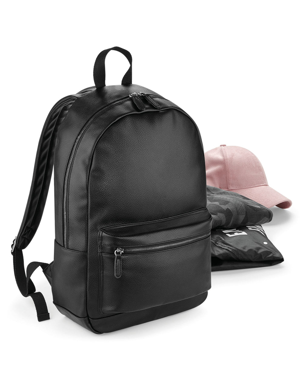 Faux Leather Fashion Backpack - BG255