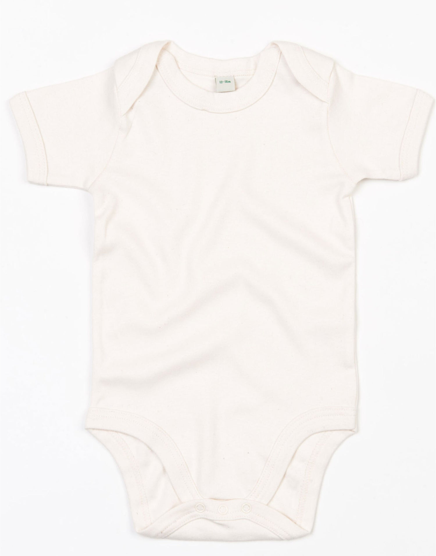 Babybugz Baby Bodysuit bz10 - Organic Natural - Customisable Babywear
