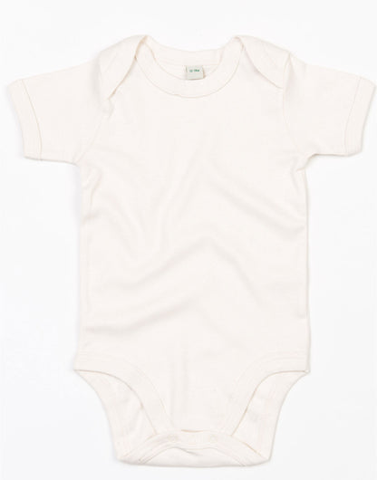 Babybugz Baby Bodysuit bz10 - Organic Natural - Customisable Babywear