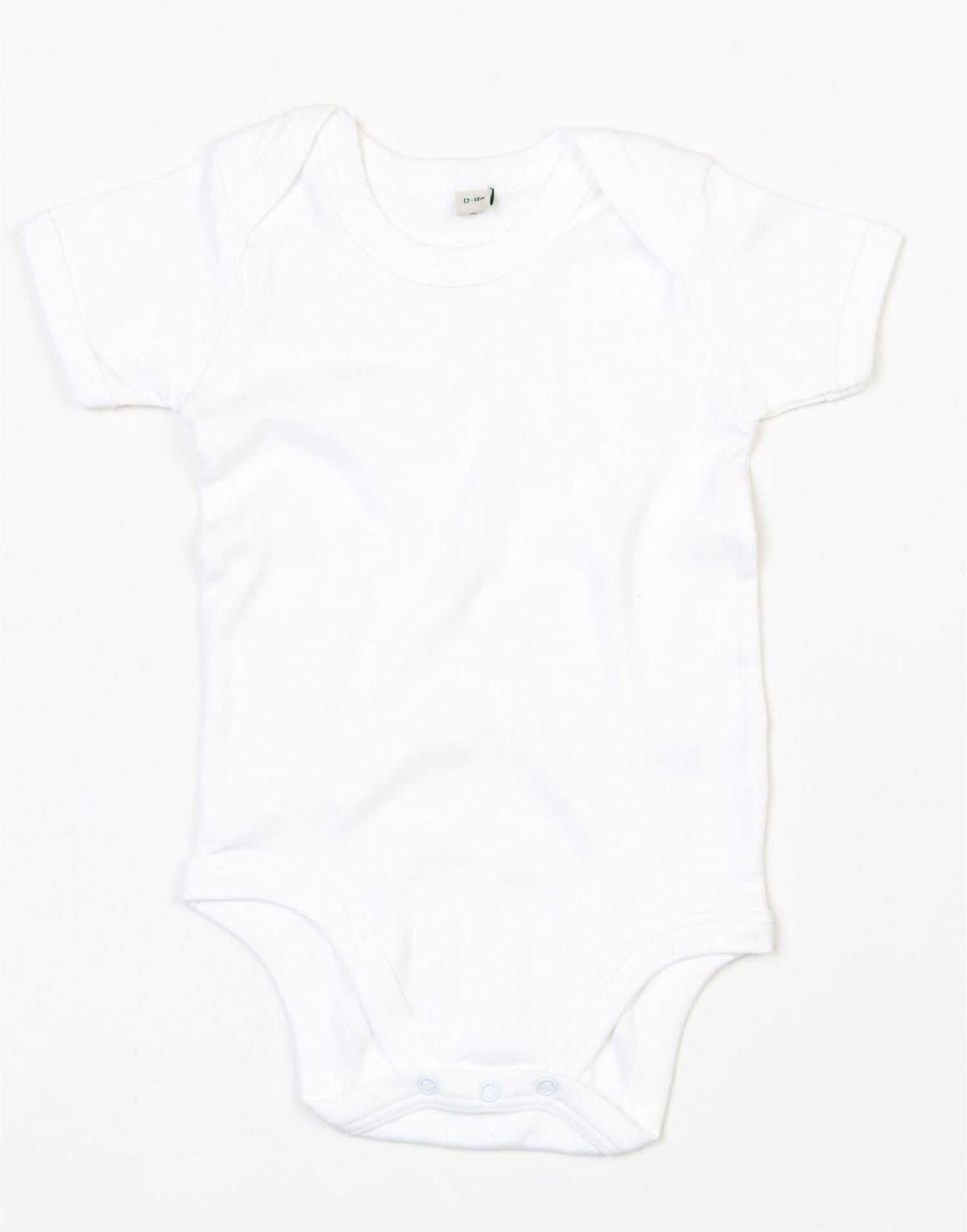 Babybugz Baby Bodysuit bz10 - Organic White - Customisable Babywear