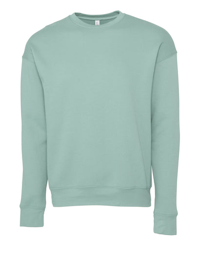 Bella Canvas Unisex Drop Shoulder Fleece Sweat ca3945 - - Customisable Outerwear