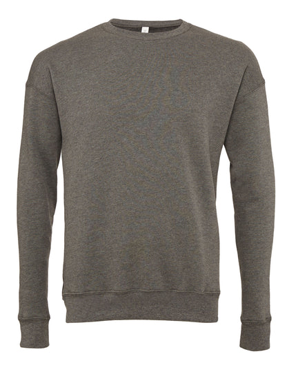 Bella Canvas Unisex Drop Shoulder Fleece Sweat ca3945 - - Customisable Outerwear