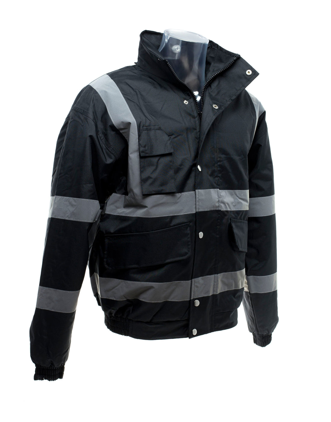 Yoko HV Bomber Jacket HVP211 - Black - Customisable Jacket
