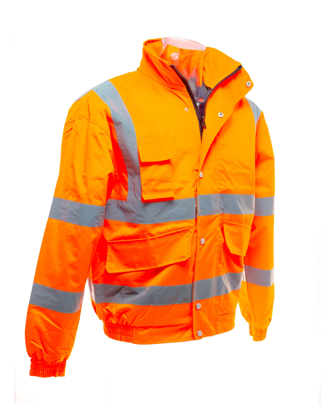 Yoko HV Bomber Jacket HVP211 - Hi Vis Orange - Customisable Jacket