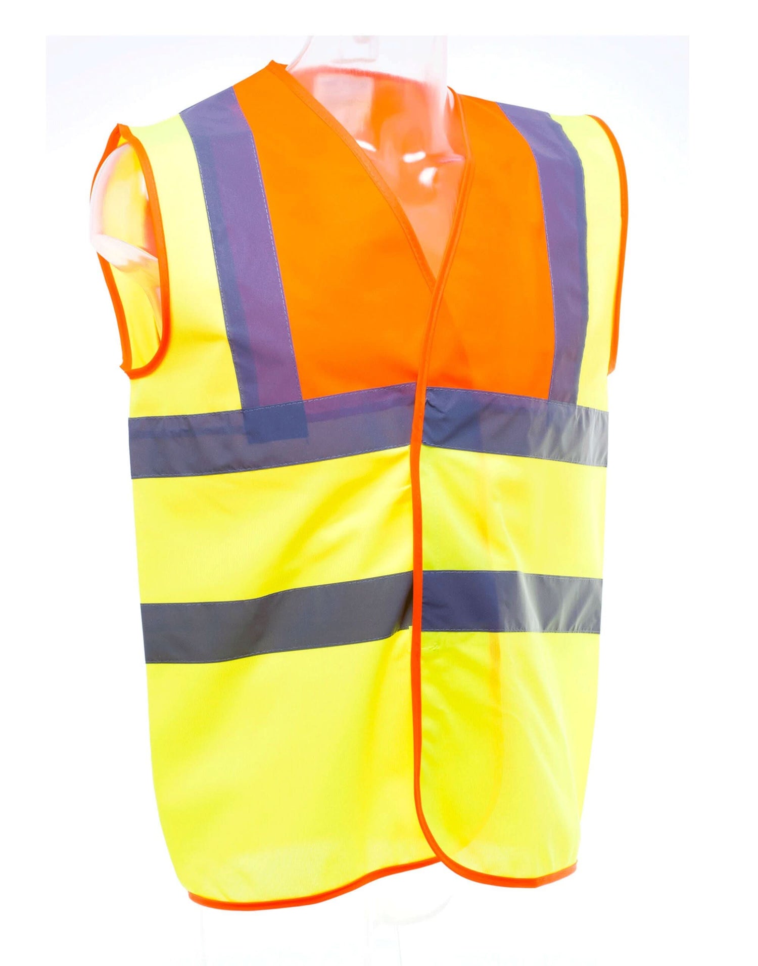 Yoko Hi-Vis Class 2 Waistcoat HVW100 - Hi Vis Yellow Orange - Customisable Hi-Vis Vest