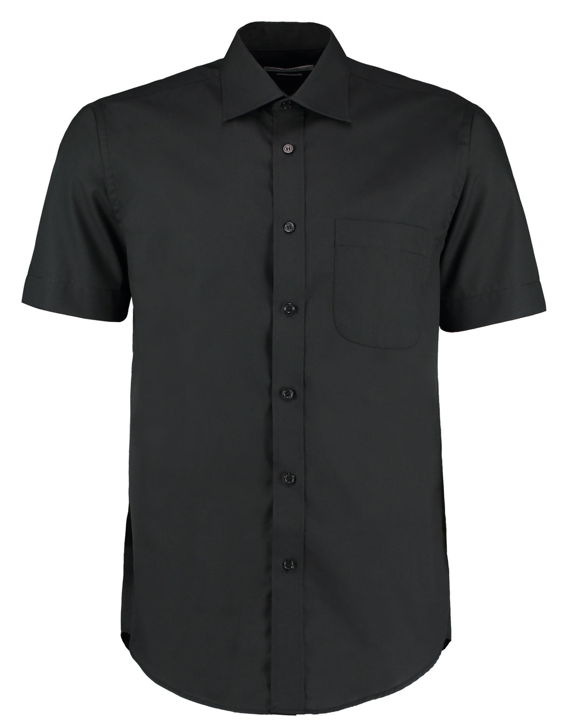 Kustom Kit Men SS Classic Business Shirt KK102 - Black - Customisable Corporate Wear
