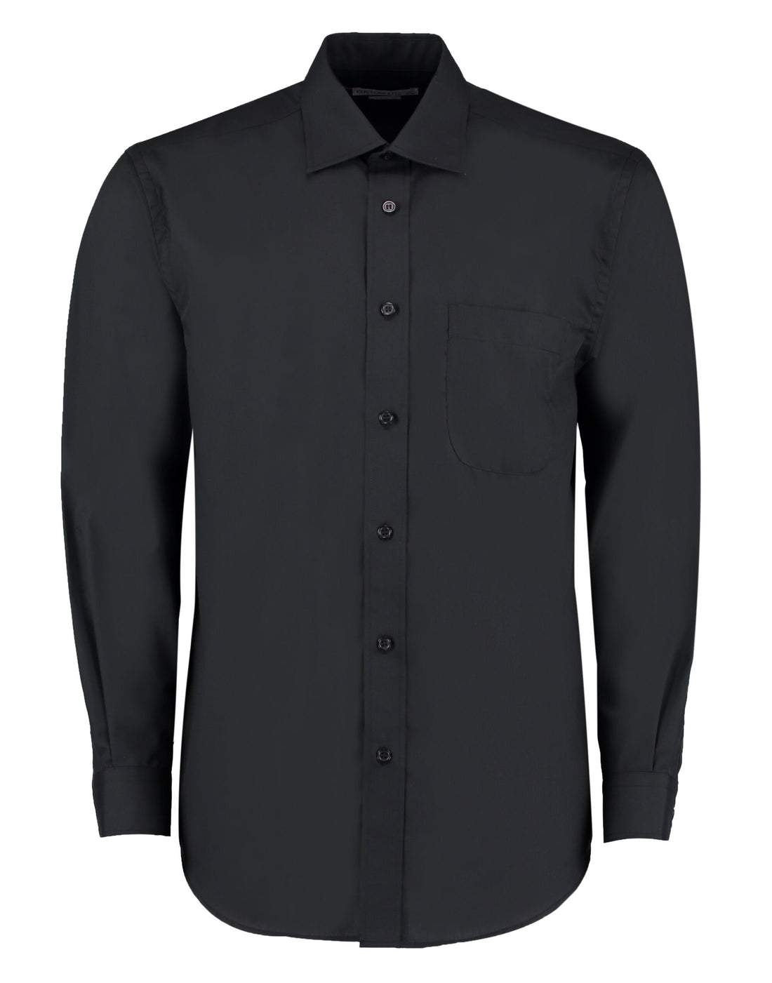 Kustom Kit Men LS Classic Business Shirt KK104 - Black - Customisable Corporate Wear