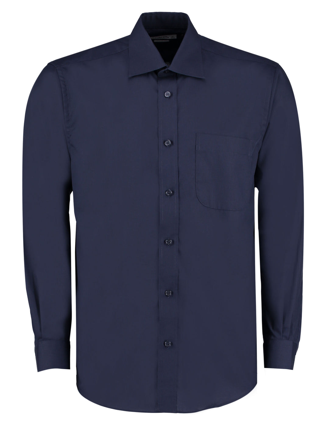 Kustom Kit Men LS Classic Business Shirt KK104 - Dark Navy - Customisable Corporate Wear