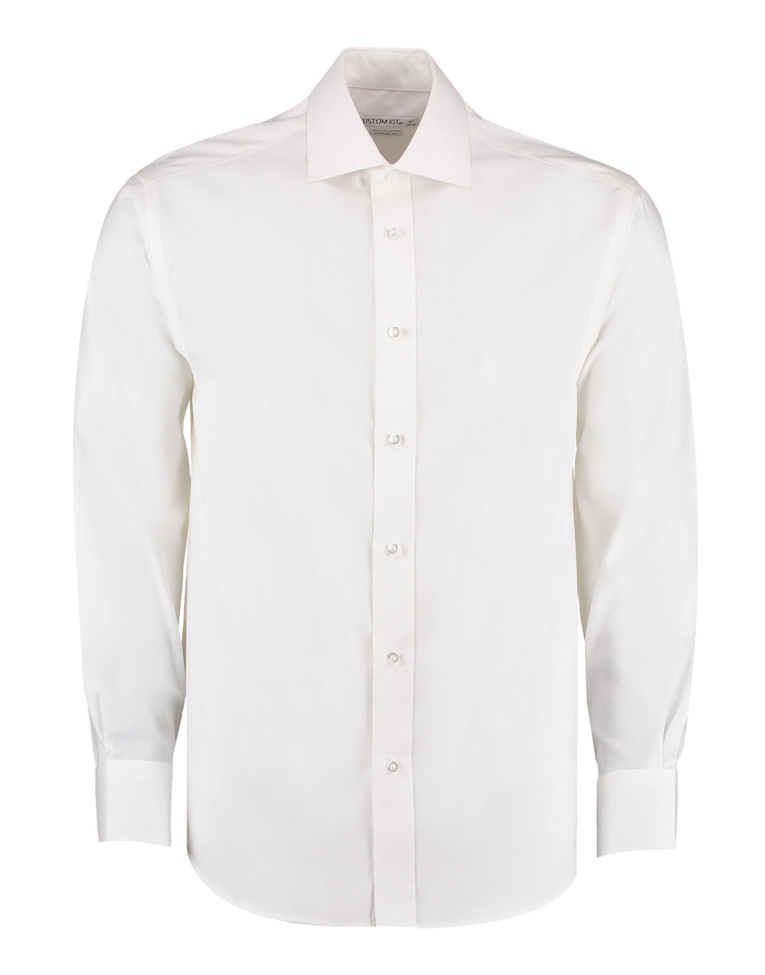 Kustom Kit Mens LS Premium Oxford Shirt KK118 - White - Customisable Corporate Wear