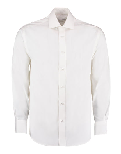 Kustom Kit Mens LS Premium Oxford Shirt KK118 - White - Customisable Corporate Wear
