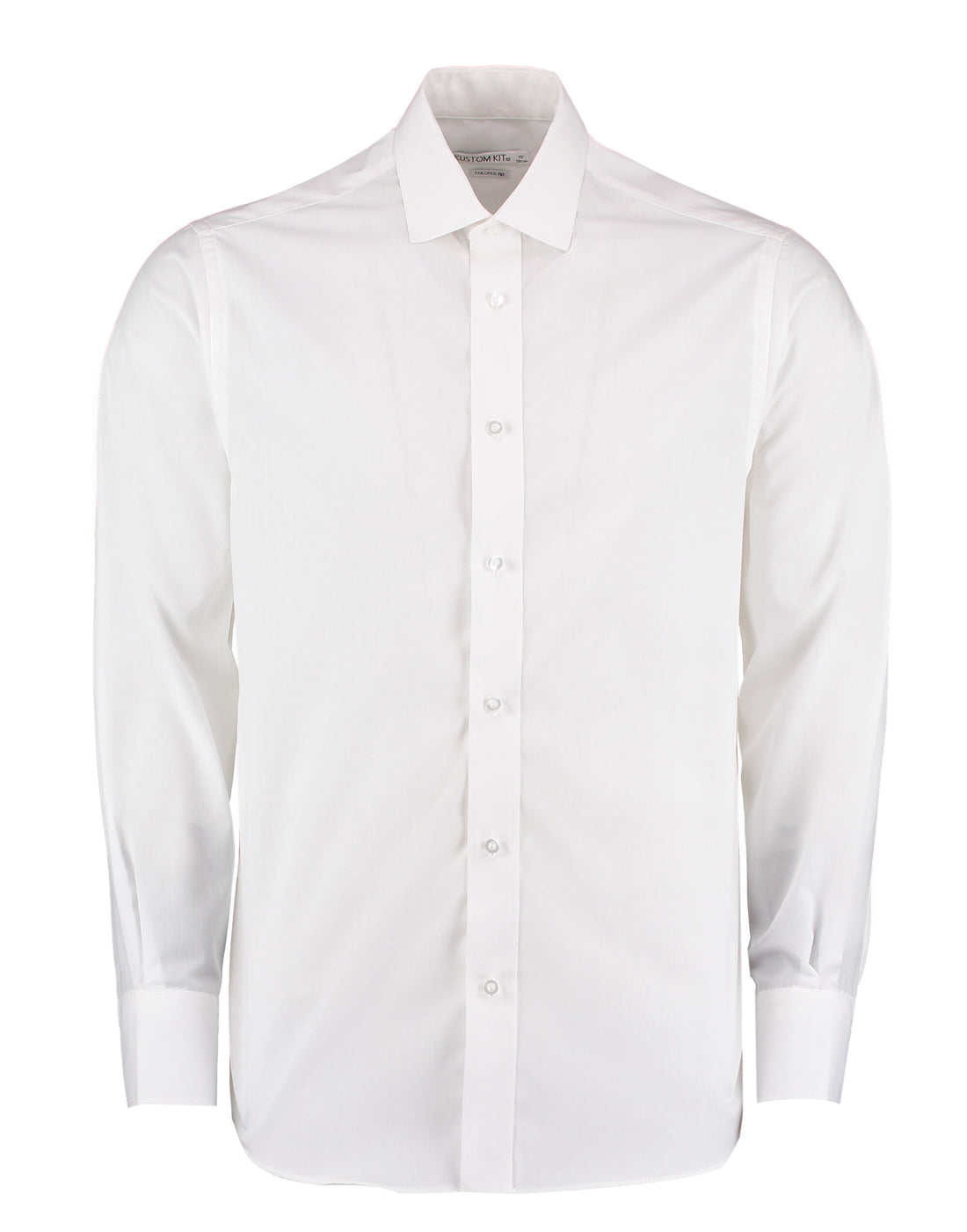 Kustom Kit Men LS Tailored Busines Shirt KK131 - White - Customisable Corporate Wear