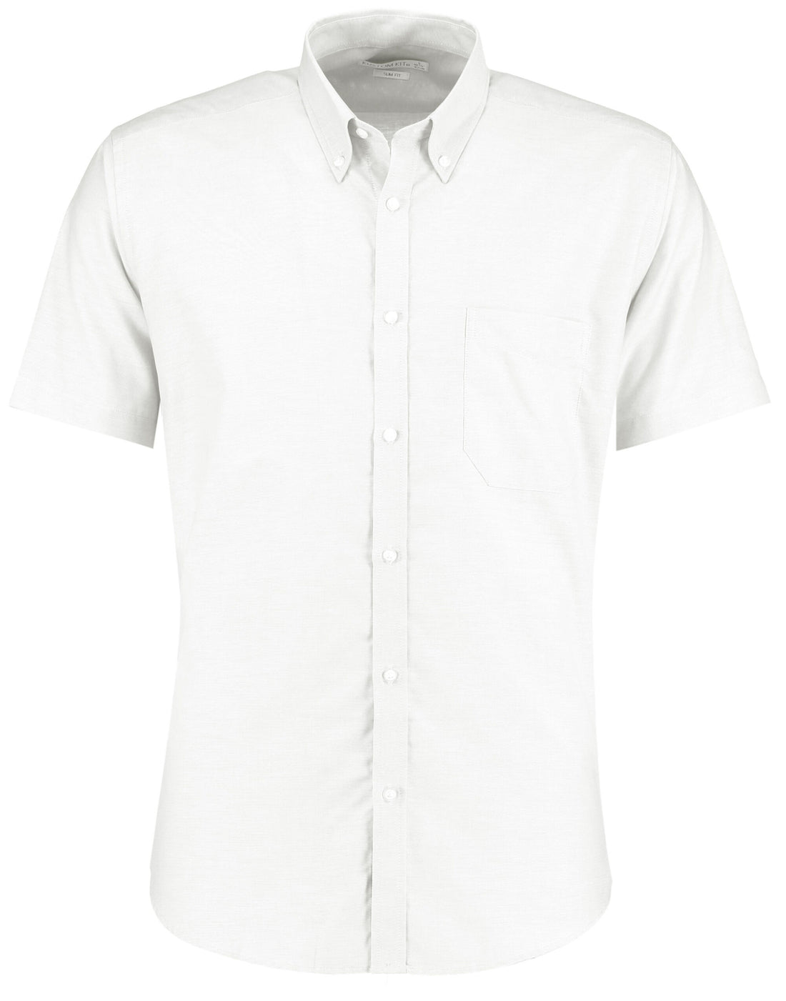 Kustom Kit Mens SS Slim Workwear Shirt KK183 - White - Customisable Corporate Wear
