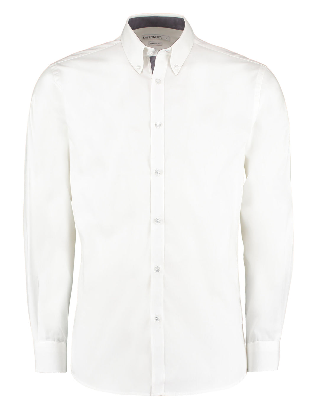 Kustom Kit Mens LS Contrast BDC Shirt KK190 - - Customisable Corporate Wear