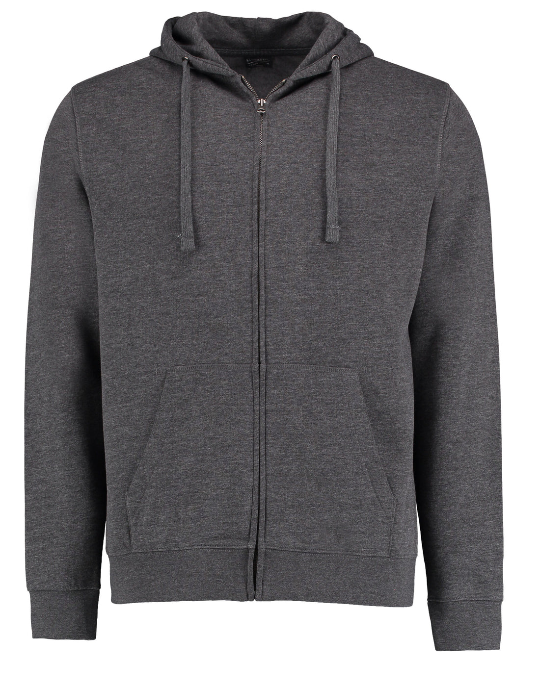 Kustom Kit Mens Superwash Zipped Hoodie KK303 - Dark Grey Marl - Customisable Hoodies