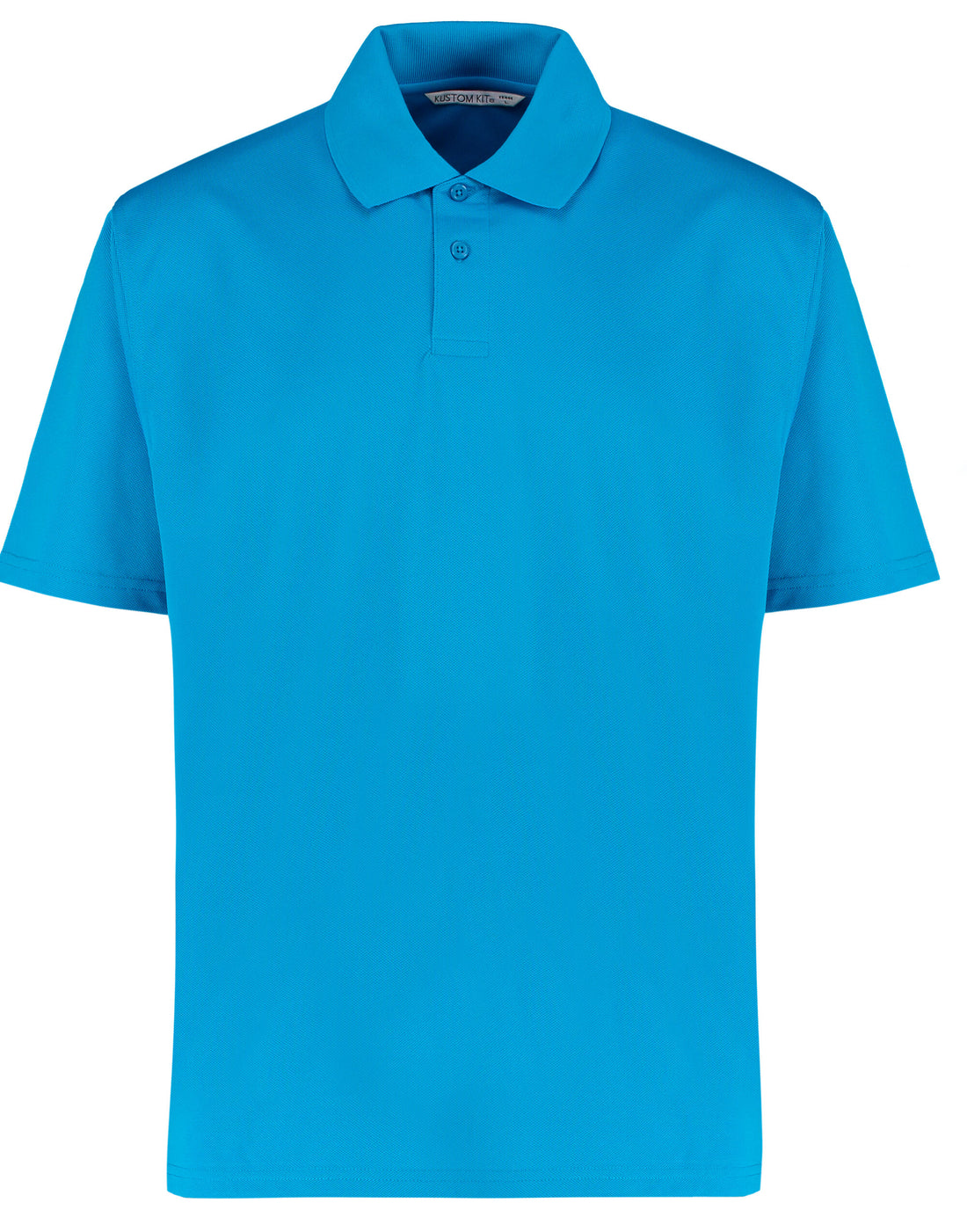 Kustom Kit Mens Cooltex Plus Pique Polo KK444 - Bright Blue - Customisable Polos