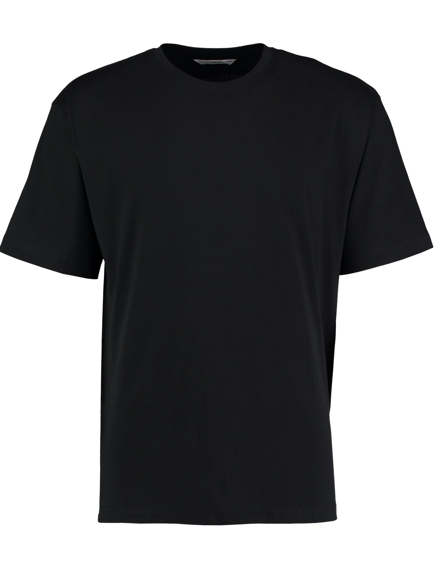 Kustom Kit Mens Classic Fit Hunky Tee KK500 - Black - Customisable T-Shirt