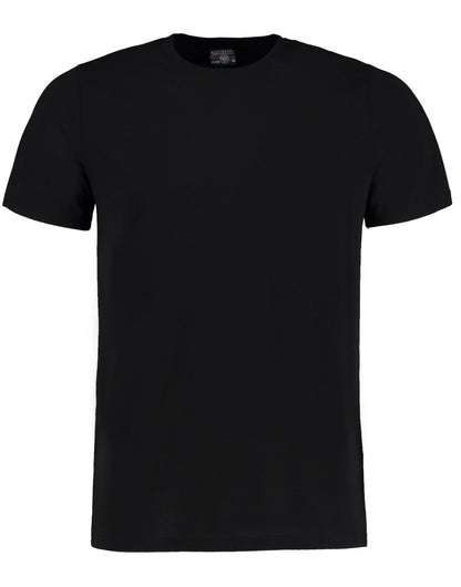 Kustom Kit Mens Fashion Superwash Tee KK504 - Black - Customisable T-Shirt