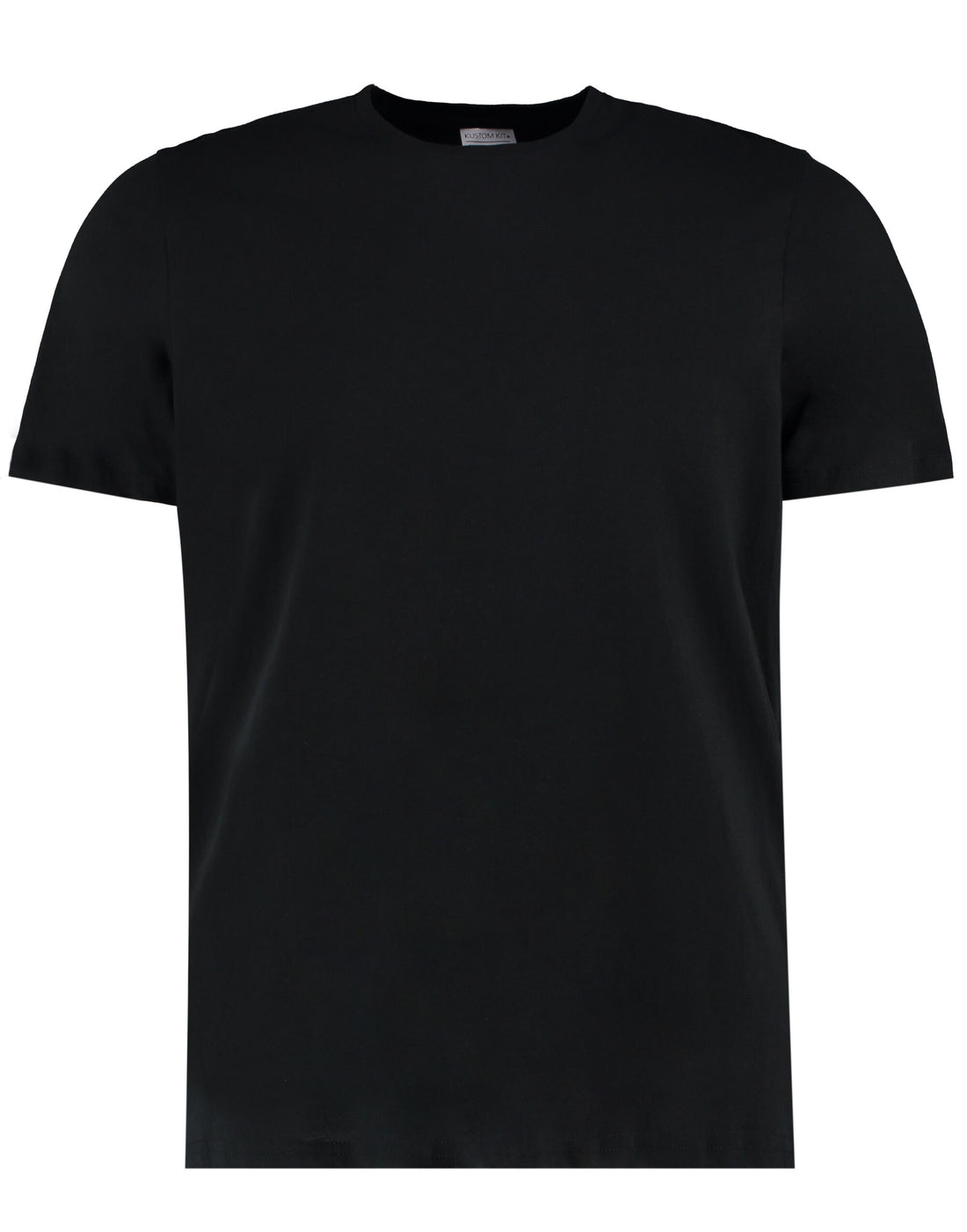 Kustom Kit Mens Fashion Fit Cotton Tee KK507 - Black - Customisable T-Shirt