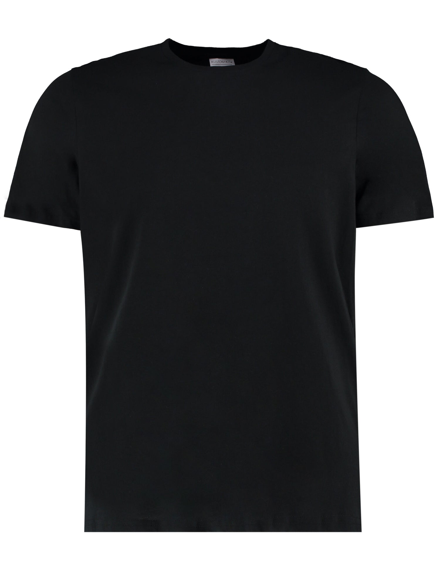 Kustom Kit Mens Fashion Fit Cotton Tee KK507 - Black - Customisable T-Shirt