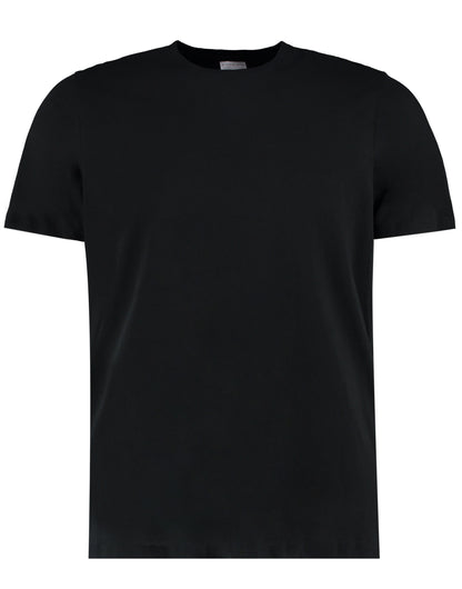 Kustom Kit Mens Fashion Fit Cotton Tee KK507 - Black - Customisable T-Shirt