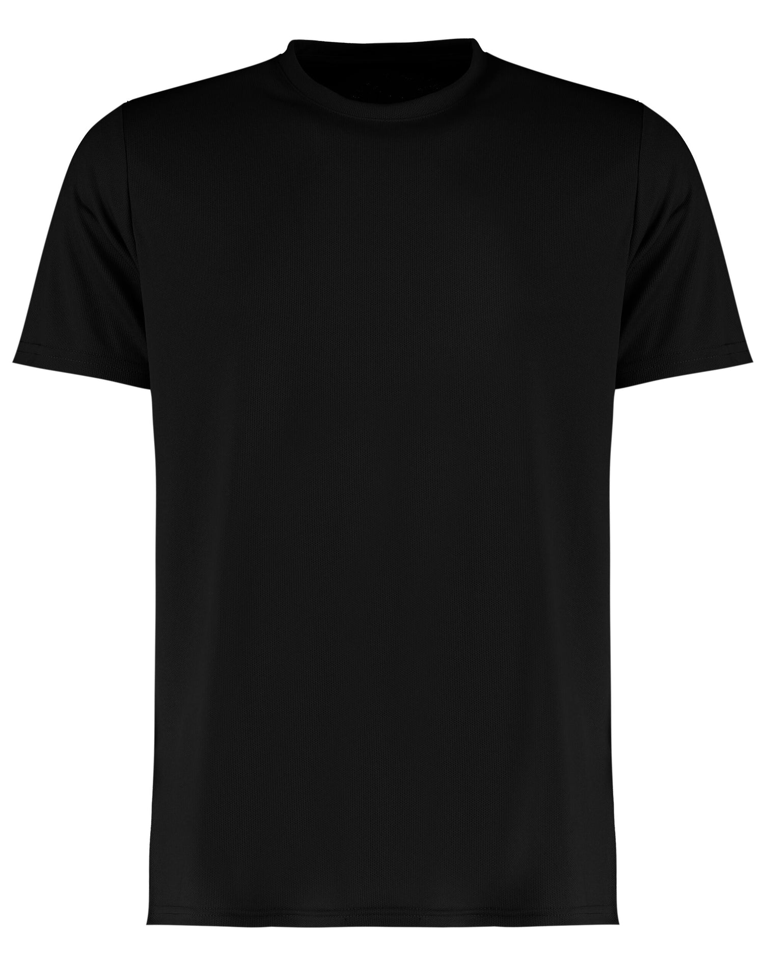 Kustom Kit Men’s Cooltex Micro Mesh T-Shirt KK555 - Black - Customisable T-Shirt
