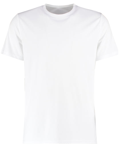 Kustom Kit Men’s Cooltex Micro Mesh T-Shirt KK555 - White - Customisable T-Shirt